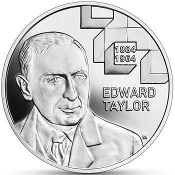 Moneta na cześć Edwarda Taylora - rewers